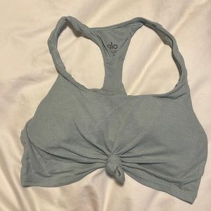 Alo knotted sports bra tank